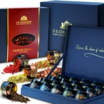 Подарочный набор из 20 специй Premium Gourmet — баночки, специи и упаковка
