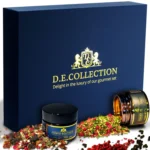 Подарочная коробка D.E.Collection и специи из набора Premium Gourmet