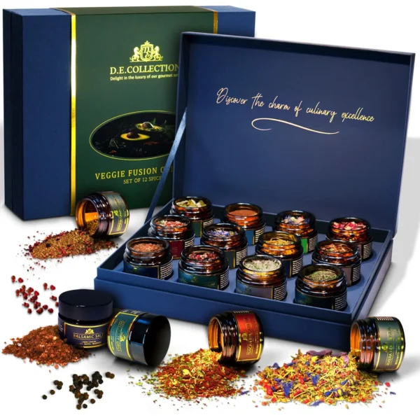 Open Veggie Fusion Cuisine box — 12 premium spice blends