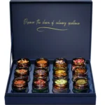 Open spice set — 12 handcrafted jars with spices