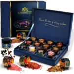 Geöffnete Meat & Fish Assortment-Box — 12 Sorten Premium-Gewürze.