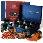 Open set "Gourmet Sweets & Coffee" — 6 handcrafted jars with spices.