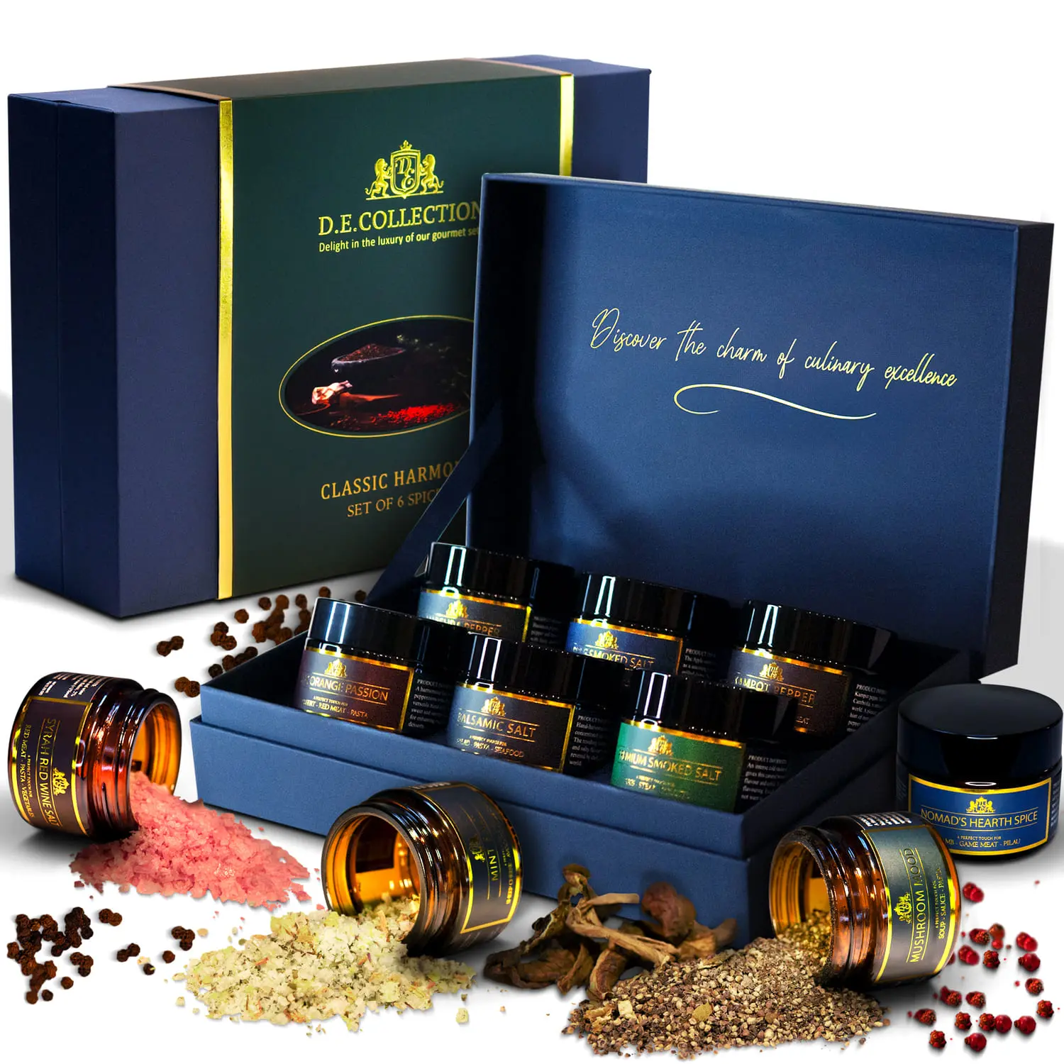 D.E.Collection Classic Harmony — 6-spice gift set.