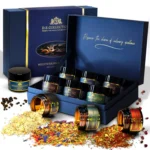D.E.Collection Mediterranean Charm — handcrafted jars with spices in a gift box.