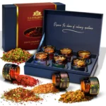 Open set — 6 handcrafted jars with spices.