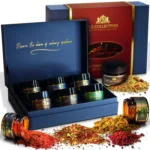 D.E.Collection Exotic Culinary Journeys — handcrafted jars with spices in a gift box.