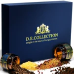 Подарочная коробка D.E.Collection и специи из набора European Flavour Classics