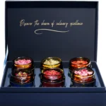 Otwarta skrzynka Boutique Romance — 6 mieszanek premium.
