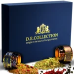 Gift box by D.E.Collection with spices from the Fish & Seafood set.