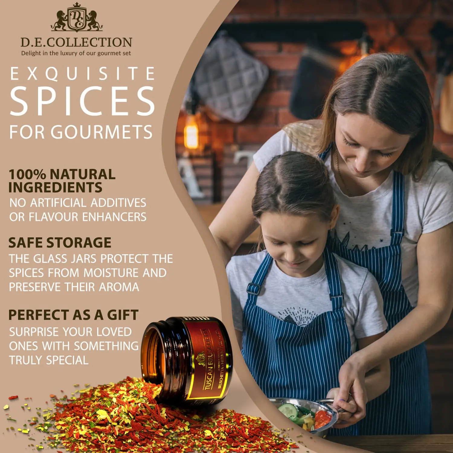 D.E.Collection spice and seasoning blend for meat and salads