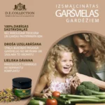 Mamma un meita gatavo dārzeņus; D.E.Collection garšvielas — 100% dabīgas sastāvdaļas un dāvana ar rūpēm.